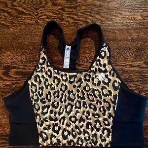 Adidas Cheetah Pattern Sports Bra